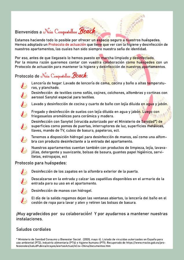 Noia Compostellae Beach Portosin Eksteriør billede